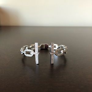 Michael Kors Silver Embellished Bangle